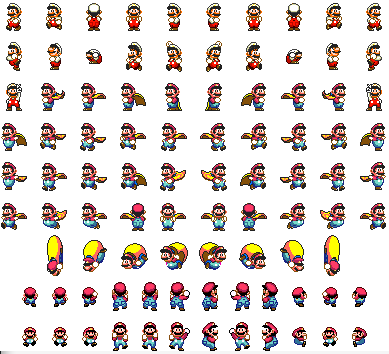 Super Mario World Sprite Sheet